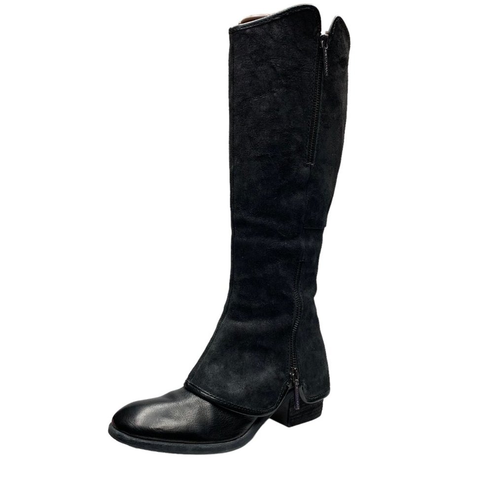 Donald J Pliner Devi4 Leather Equestrian‎ Inspired Tall Boots